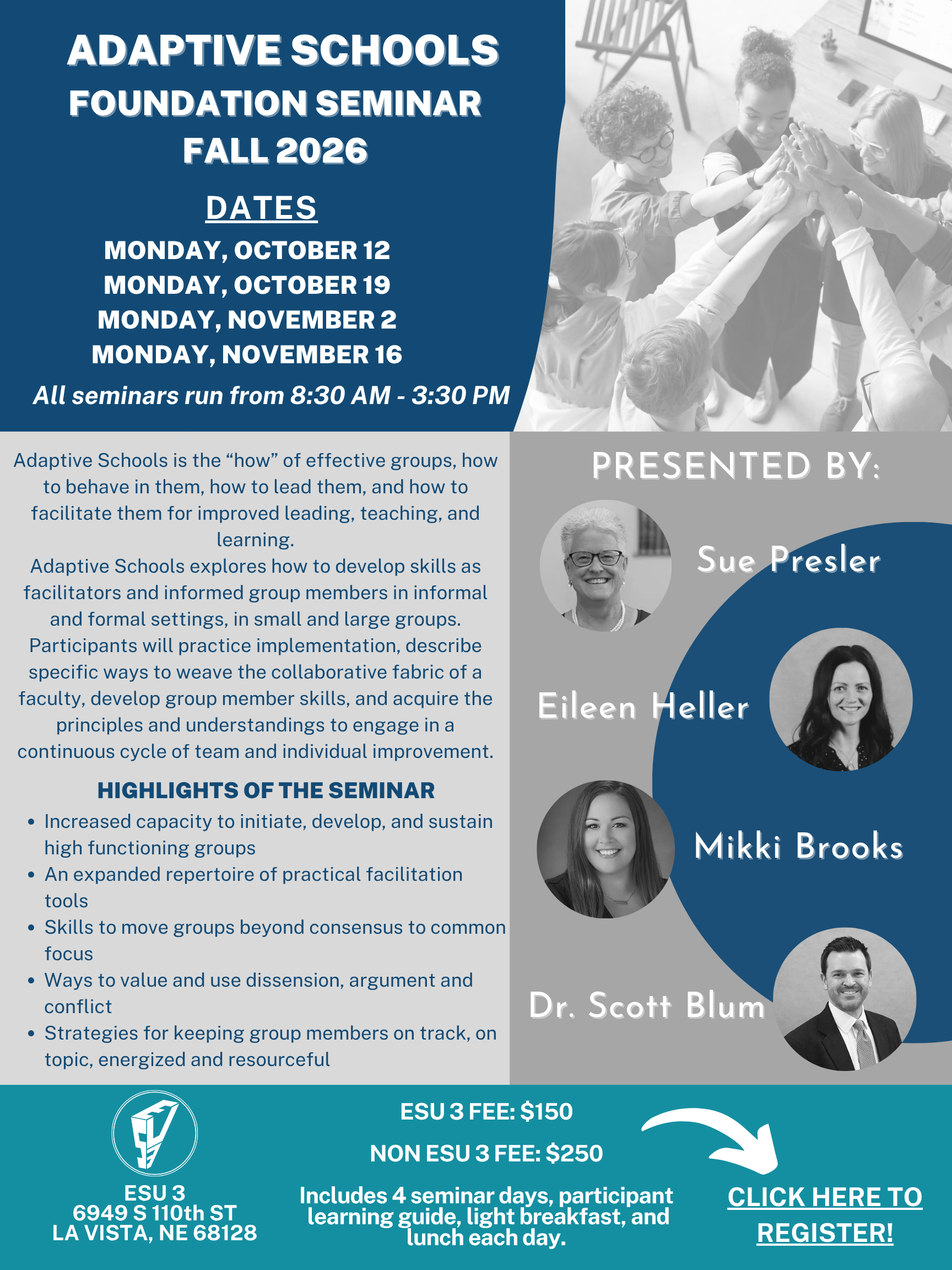 Click here to register for Adaptive Schools on October 12, October 19, November 2, November 16 #25392